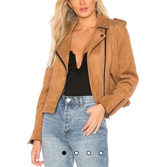 Superdown Tanya Suede Jacket - Picture 1 of 16